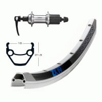 Roue arri�re 26 pouces avec moyeu Shimano Acera et jante Exal ZX 19