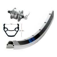 Roue avant 26 pouces avec moyeu-dynamo Shimano DH-3N72 et jante Exal ZX 19