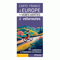 Carte France et Europe des voies vertes et v�loroutes