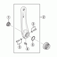 Petite pi�ce pour p�dalier Shimano Hollowtech II